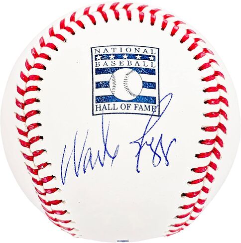 Wade Boggs Autographed Official Hall Of Fame HOF Logo Baseball Boston Beckett BAS Witness Stock #212244 in Saudi Arabia