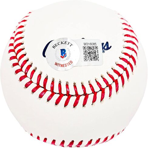 Wade Boggs Autographed Official Hall Of Fame HOF Logo Baseball Boston Beckett BAS Witness Stock #212244 in Saudi Arabia