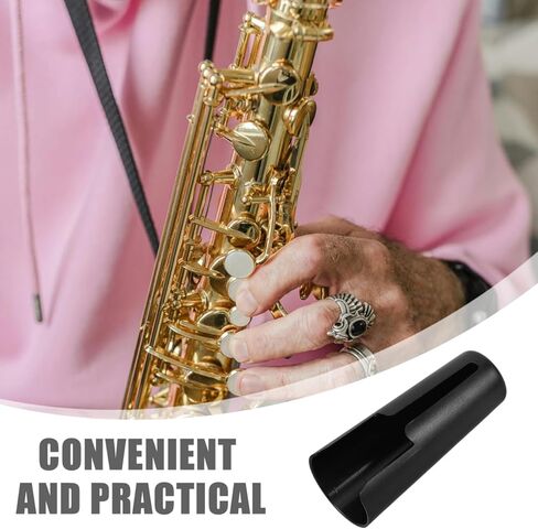 HEMOTON Professional Alto Saxophone Mouthpiece Cap Protective Cover for Sax Clarinet Enhances Sound Precision Easy Installation for Performances Practice in Saudi Arabia