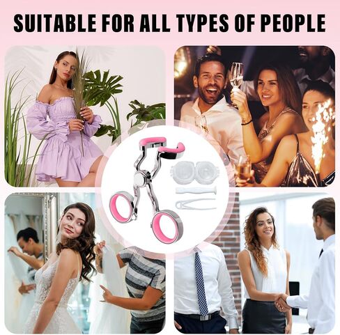 أداة توزيع العدسات اللاصقة، طقم كوب شفط لطيف وملقاط لسهولة الإدخال الصحي وإزالة العدسات اللاصقة الناعمة، لون وردي أنيق in Kuwait