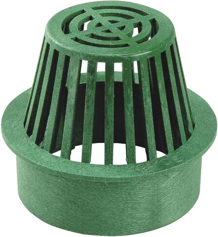 Rocky Mountain Goods Atrium Grate Storm Drain Basin 3" Green - Block Leaves and Debris while Draining - Easy Install - Heavy Duty Plastic - UV Resistant - Natural Blend in Green in Saudi Arabia
