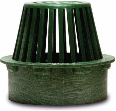 Rocky Mountain Goods Atrium Grate Storm Drain Basin 3" Green - Block Leaves and Debris while Draining - Easy Install - Heavy Duty Plastic - UV Resistant - Natural Blend in Green in Saudi Arabia