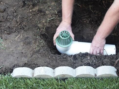 Rocky Mountain Goods Atrium Grate Storm Drain Basin 3" Green - Block Leaves and Debris while Draining - Easy Install - Heavy Duty Plastic - UV Resistant - Natural Blend in Green in Saudi Arabia