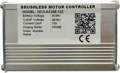 EBikle Controller 36V 48V 15A Brushless Motor Speed Controller X813-AA26E-12Z Universal for Electric Bike and MTB Display Meter KD26E in Saudi Arabia