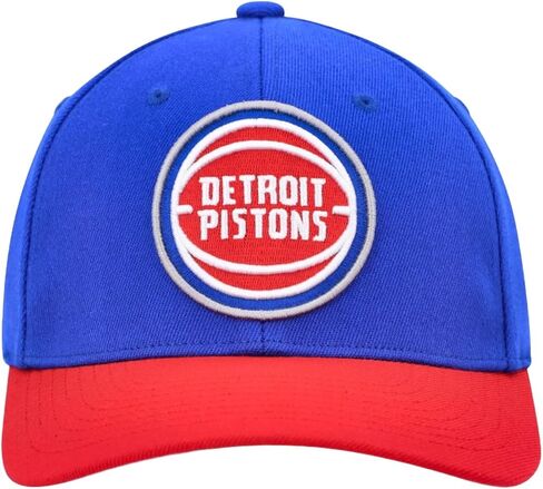 قبعة Mitchell & Ness Detroit Pistons NBA Team 2 Tone 2.0 قابلة للتمدد، ملكي/أحمر in Kuwait