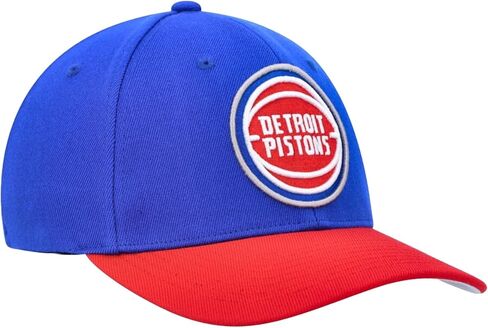 قبعة Mitchell & Ness Detroit Pistons NBA Team 2 Tone 2.0 قابلة للتمدد، ملكي/أحمر in Kuwait