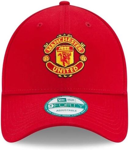 قبعة مانشستر يونايتد 9FORTY من نيو إيرا، قبعة Snapback باللون الأحمر in Saudi Arabia