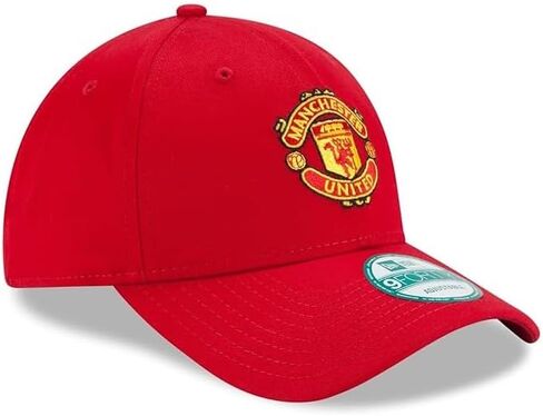 قبعة مانشستر يونايتد 9FORTY من نيو إيرا، قبعة Snapback باللون الأحمر in Saudi Arabia