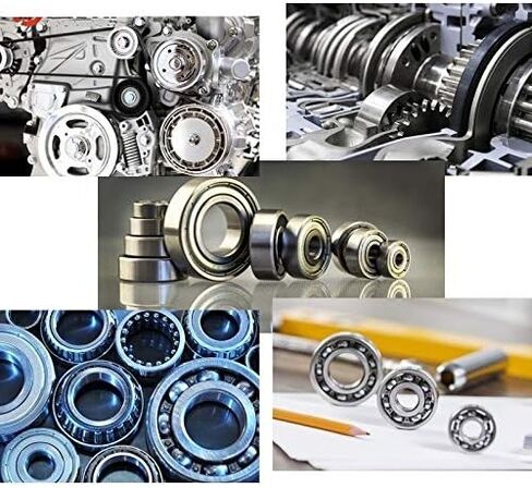2PCS 6204 Open Deep Groove Ball Bearing 20 * 47 14 mm ABEC-3 P6 for Motorcycles Engine Crankshaft Bearings Without Grease in Saudi Arabia