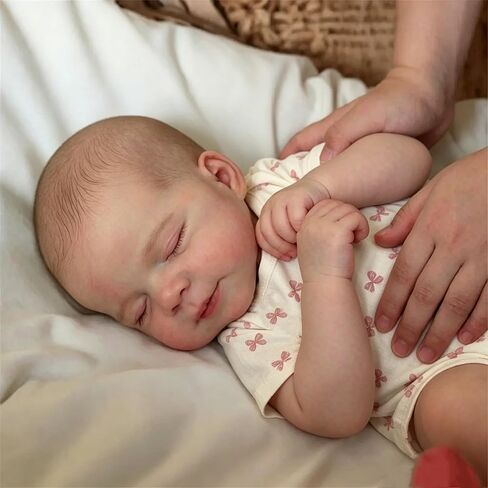 Zero Pam Life Like Reborn Baby Doll Girl - Full Body Silicone,Realistic Baby Dolls That Look Real, Real Looking Lifelike Sleeping Newborn Babys Girl Dolls Posable Anatomiclaly Correct in Saudi Arabia