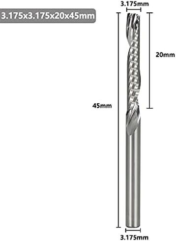 1pcs Single Flute O Flute End Mill 1mm-3.175mm Shank Single Flute Aluminum Cutting End Mill Spiral Milling Cutter Carbide CNC Router Bit in Saudi Arabia
