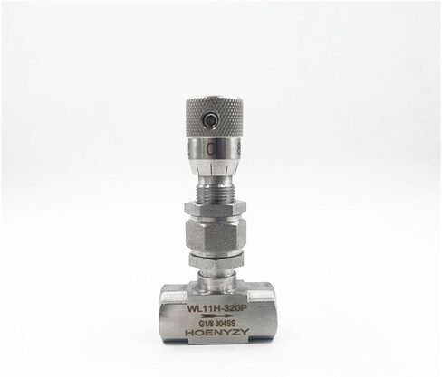 G NPT 1/2" Stainless Steel 304 Valve PN32 Adjustment Valve WL11H-320P Flow Regulating Valve 32MPA(1/2",G Thread) in Kuwait
