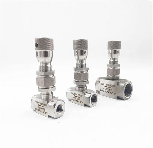 G NPT 1/2" Stainless Steel 304 Valve PN32 Adjustment Valve WL11H-320P Flow Regulating Valve 32MPA(1/2",G Thread) in Kuwait