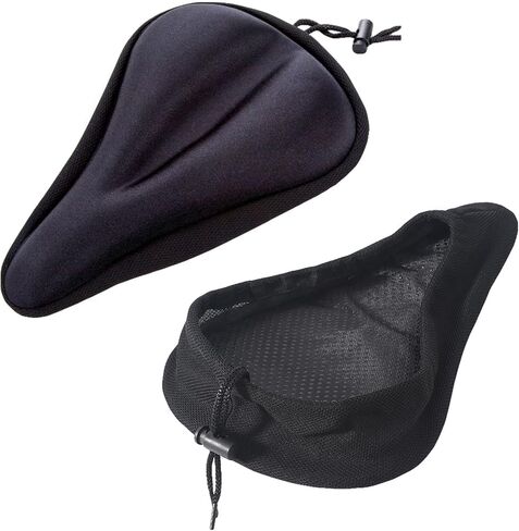 Exercise Bike Seat Cushion Gel Padded Stationary Bike Seat Cover Comfortable Saddle Cushion for Schwinn Fitness IC Indoor Cycling Bike Smart Fitness Bike Indoor Cycling Bikes Studio Cycle in Saudi Arabia