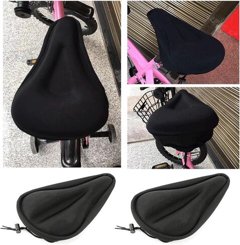 Exercise Bike Seat Cushion Gel Padded Stationary Bike Seat Cover Comfortable Saddle Cushion for Schwinn Fitness IC Indoor Cycling Bike Smart Fitness Bike Indoor Cycling Bikes Studio Cycle in Saudi Arabia