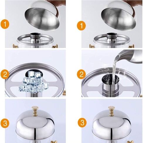 TIST Beer Drinks Dispenser Beverage Dispenser Beer Dispenser Beer Bucket Beverage Dispenser Cold Beverage Dispenser Double Bowl Juicer Juice Beer Dispenser Home Bar Cask Ale Dispenser(Silver) in Saudi Arabia