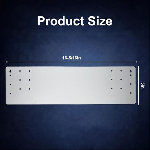 Silkfly 4 Pack Nail Stopper Plate Galvanized Steel Nail Plates for Wood Studs 5" x 16-5/16" Size 16 Gauge Protector Guards for Studs Cable Pipe Protection in Saudi Arabia