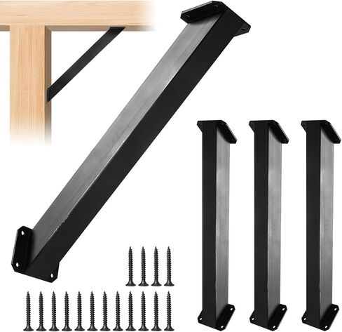 45 Degree Angle Support Bracket 45-Degree Angle Corner Braces Inside Joint Bracket for Post and Beam Wood Frame DIY Connector, 8 PC in Saudi Arabia