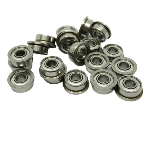 10PCS FR2 ZZ 3.175x9.525x3.967mm Miniature Flange Bearing FR22Z FR22ZZ FR2 Z 1/8" x3/8" Micro Motor and Pneumatic Tool Flange Bearing in Saudi Arabia