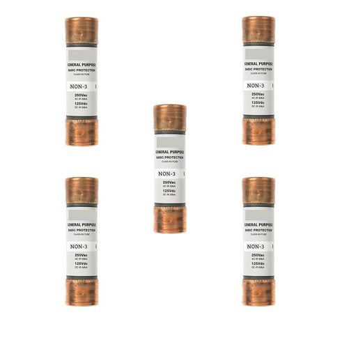 5 عبوات NON-3A غير 3 أمبير لمرة واحدة، غير 3 صمامات خرطوشة فئة K5 الحالية in Kuwait