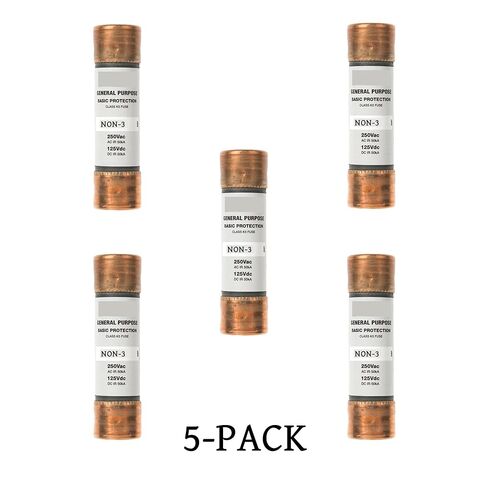 5 عبوات NON-3A غير 3 أمبير لمرة واحدة، غير 3 صمامات خرطوشة فئة K5 الحالية in Kuwait