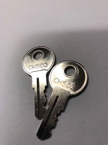 قطع رمز المفاتيح CH503 لصندوق أدوات شاحنة قفل مقصورة RV - 2 قطعة in Kuwait