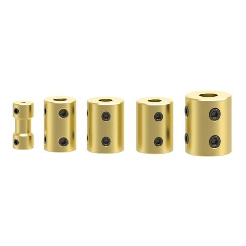 10pcs Pure Copper Cylindrical Shaft Coupling Rigid Coupling Coupler Motor Transmission Connector(D14L22 7-7MM) in Saudi Arabia