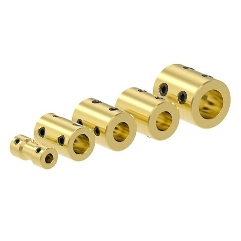 10pcs Pure Copper Cylindrical Shaft Coupling Rigid Coupling Coupler Motor Transmission Connector(D14L22 7-7MM) in Saudi Arabia