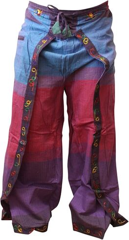 Shopoholic Fashion Ezhippie Women's Harem Pants High Waist Tie Up Wrap Hippie Palazzo Pant in Saudi Arabia