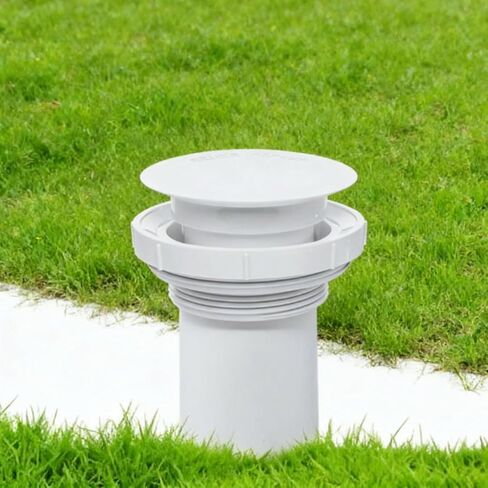 Novabright 3 × 4 بوصة تنظيف المجاري صمام الإغاثة الأبيض PVC صمام الإغاثة جزء إصلاح المجاري لحوض المرحاض دش استنزاف الخطوط يمنع السدادات النسخ الاحتياطي in Kuwait