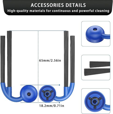Side Brush Replacement Accessories for Ecovacs Deebot X11 OmniCyclone, X11 Pro, X11 Pro Omni, X9 Pro Omni Vacuum Cleaner, X11 Replacement Part, X9 Pro Omni Side Brushes (Not for T80 Omni) in Saudi Arabia