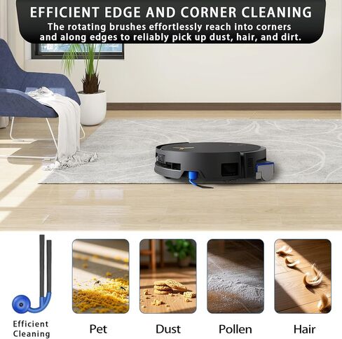 Side Brush Replacement Accessories for Ecovacs Deebot X11 OmniCyclone, X11 Pro, X11 Pro Omni, X9 Pro Omni Vacuum Cleaner, X11 Replacement Part, X9 Pro Omni Side Brushes (Not for T80 Omni) in Saudi Arabia