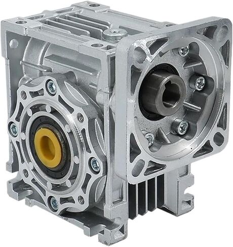 Worm Gear Reducer NMRV075 High Torque Gearbox Reducer Input 19/22/24/28mm Output 28mm Gear 110mmx110mm 130mmx130mm(Flange 130mm X 130mm,Ratio 30_28MM Input Hole) in Saudi Arabia