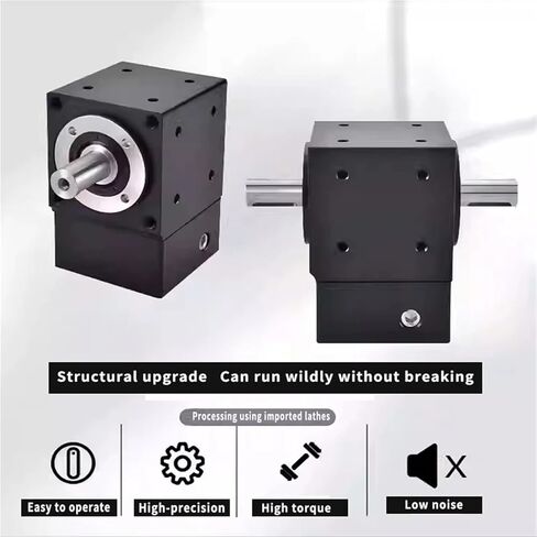 1pcs Precision Commutator 90 Right Angle Steering Gear Reducer 14mm Input for Nema 86 Stepper Motor /80MM Servo Reduction(Single Axis-14mm in,3 to 1) in Saudi Arabia