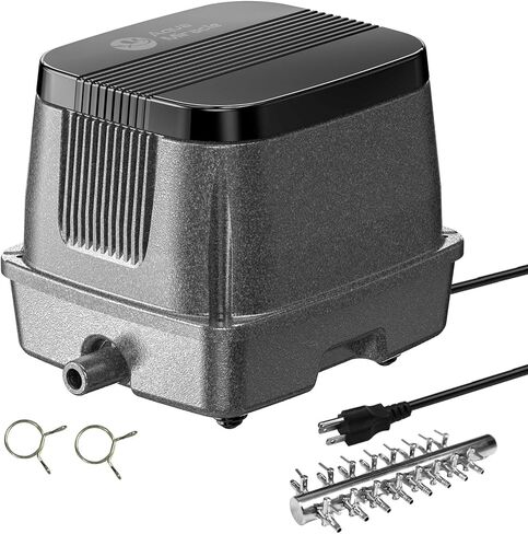 AquaMiracle Linear Air Pump ZP-40/ZP-60/ZP-100 for Pond Aeration, 635/950/1600GPH Septic Air Pump Pond Aerators for Outdoor Ponds, Waste Treatment, Aquarium, Fish Farm, Seafood Restaurant in Saudi Arabia