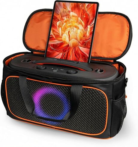 حقيبة حمل متوافقة مع مكبر صوت JBL PartyBox On The Go، حقيبة تخزين للسفر تناسب مكبر صوت JBL PartyBox On-The-Go الأساسي للحفلات المحمولة وميكروفون لاسلكي (حقيبة فقط، بدون حزام كتف) in Kuwait
