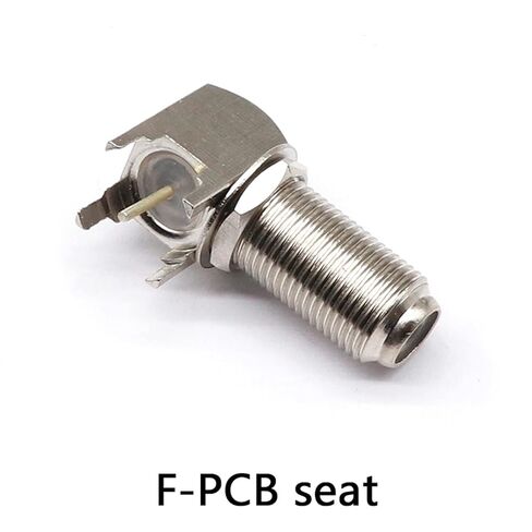 أربعة أرجل مع دبوس F مقعد الإناث 90 درجة بوصة F رئيس أربعة ركن مقعد PCB مقعد فك التشفير المقبس F رئيس لحام Femaleseat 1 قطعة in Saudi Arabia