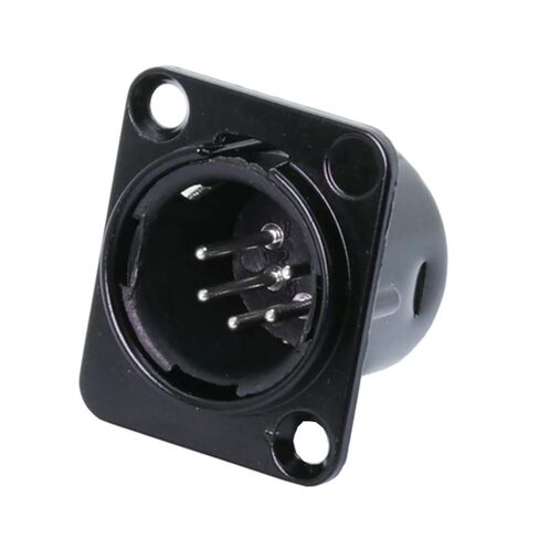 3/4/5 Pins X L R Male Plug Panel Mount X L R Chassis Microphone M I C Cable Terminal X L R Wire Connector 10Pcs(C1032) in Saudi Arabia