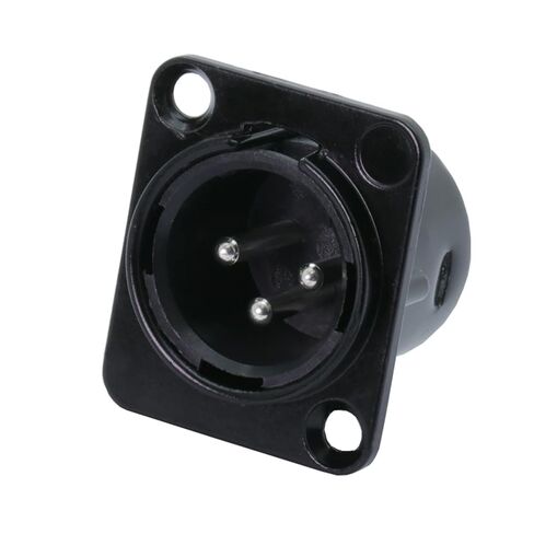 3/4/5 Pins X L R Male Plug Panel Mount X L R Chassis Microphone M I C Cable Terminal X L R Wire Connector 10Pcs(C1032) in Saudi Arabia