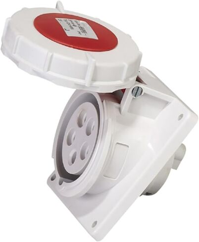 European Standard Concealed Oblique Plug Socket Outdoor IP67 Waterproof Industrial Connector Power Controller Switch(SP-216 5P 125A) in Saudi Arabia