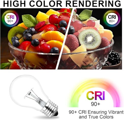 مصابيح كهربائية متوهجة 60 وات، لمبة إضاءة خدمة خشنة A19، قاعدة متوسطة E26، أبيض ناعم 2700 كلفن، قابلة للتعتيم، 110-130 فولت (4 عبوات) in Kuwait