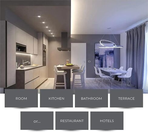 مصابيح كهربائية متوهجة 60 وات، لمبة إضاءة خدمة خشنة A19، قاعدة متوسطة E26، أبيض ناعم 2700 كلفن، قابلة للتعتيم، 110-130 فولت (4 عبوات) in Kuwait