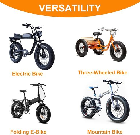 2-Pack 20x4.0 Fat Bike Tires & Tubes, 20 Inch Bike Tire Tube, Folding Replacement Bicycle Tires with 2 Tire Levers for Mountain Bike and Ebike in Saudi Arabia