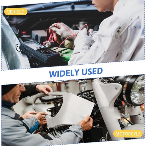 15 Pcs Semi-Insulated Piggyback Spade Connectors, 22-10AWG Piggyback Wire Connectors, Quick Disconnect Electrical Terminals, Female/Male Cable Crimp Terminals for Home Office Car Wiring in Saudi Arabia