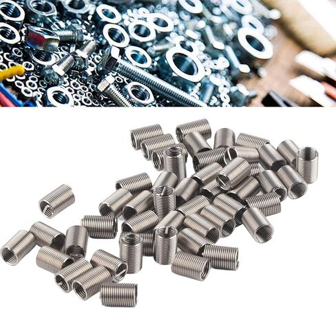 50Pcs Thread Inserts Male Female Reducing Nut Repair Tool Stainless Steel Fastener M10 Industrial Hardware,Industrial Supplies,Hardware Accessories,Thread Inserts,Tap Tool (2.5D) in Saudi Arabia