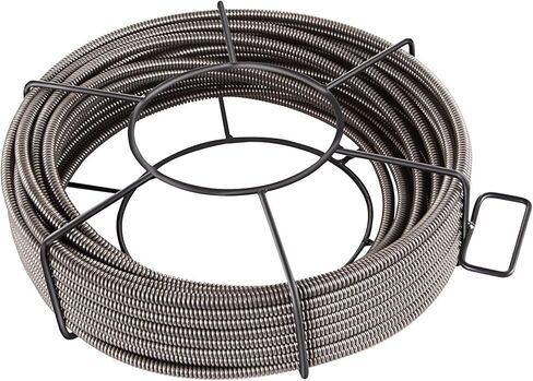 Happybuy Drain Cleaning Cable 50 Feet x 1/2 Inch, Solid Core Sewer Cable, Auger Snake for Clog Removal, Ideal for Pipe and Drain Cleaning in Saudi Arabia