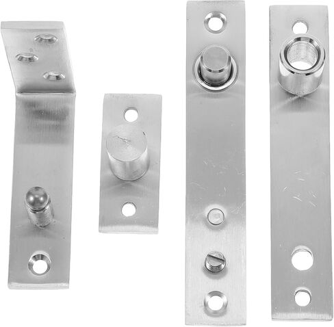SOLUSTRE Heavy Duty Stainless Steel Pivot Door Hinges with Hidden Rotation for Cabinet Doors Torque Shaft Hardware for Interior in Saudi Arabia