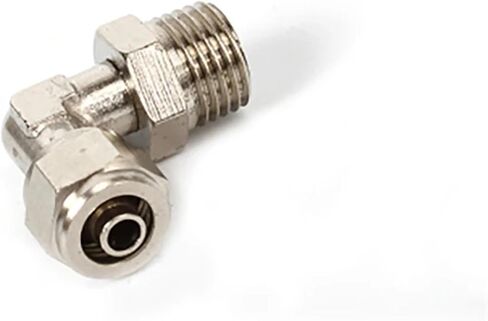 1Pcs KLL6-01,KLL6-02,KLL8-02,KLL10-02,KLL10-03 Copper Nickel Plating Fittings Threaded Elbow Fitting Pneumatic Quick Connector(KLL4-01) in Saudi Arabia
