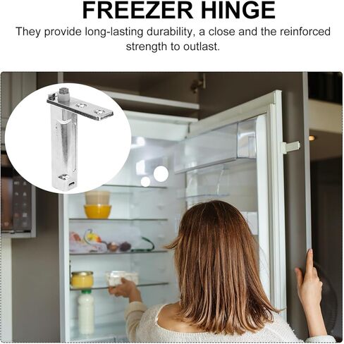 Zerodeko Zinc Alloy Automatic Freezer Door Closer Hinge with Positioning Heavy-Duty Spring Pivot Hinge for Refrigerator and Commercial Freezer Use in Saudi Arabia