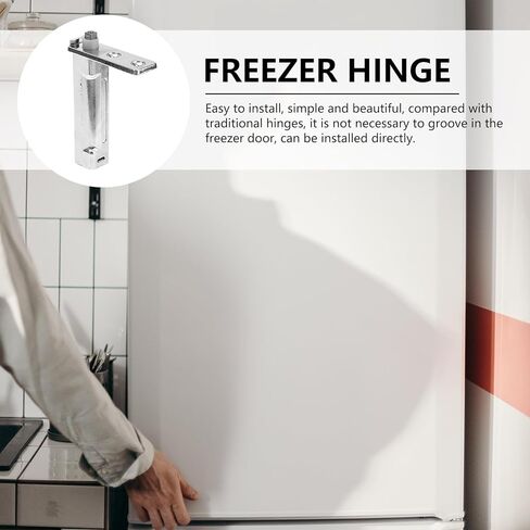 Zerodeko Zinc Alloy Automatic Freezer Door Closer Hinge with Positioning Heavy-Duty Spring Pivot Hinge for Refrigerator and Commercial Freezer Use in Saudi Arabia